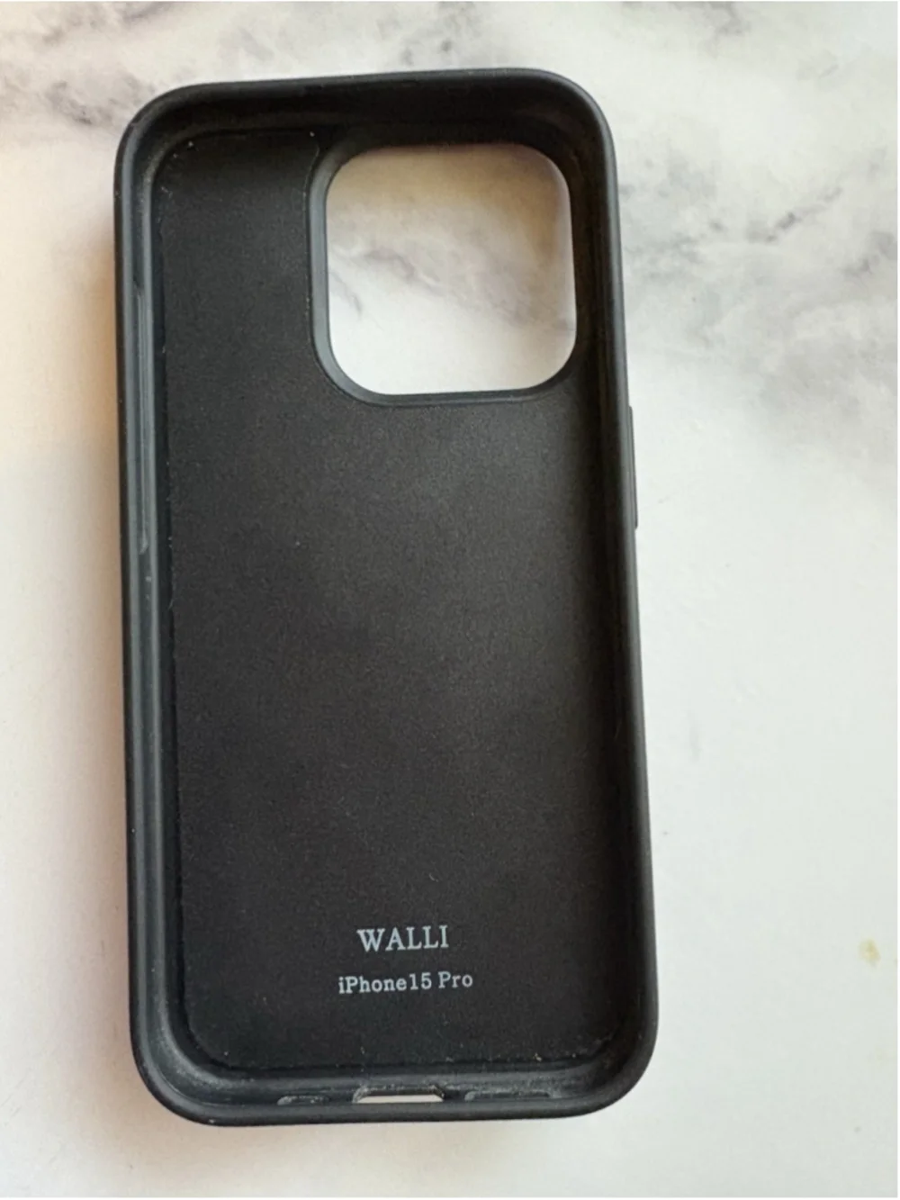 Walli Cases Midnight Check Phone Case For Iphone 15 Pro